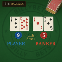 BillyBets - Baccarat Table Game - Elegant Casino Classic